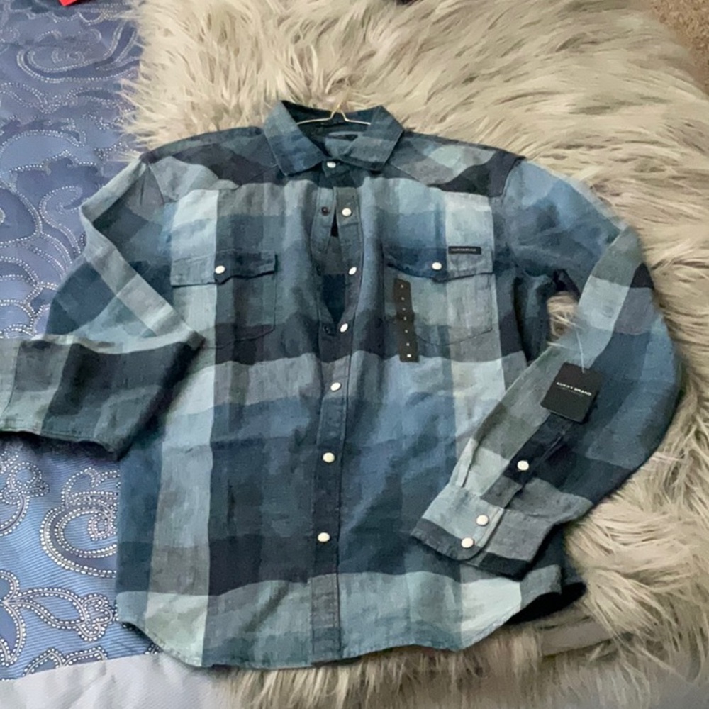 NWT Lucky Brand Plaid Shirt